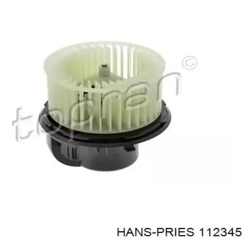 112345 Hans Pries (Topran) motor de ventilador de forno (de aquecedor de salão)