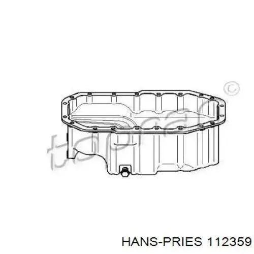 Поддон двигателя 112359 Hans Pries (Topran)