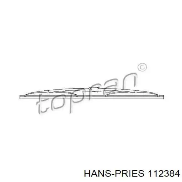 Щетка-дворник заднего стекла 112384 Hans Pries (Topran)