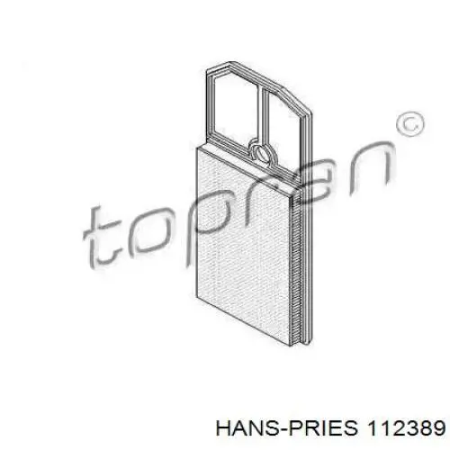 Воздушный фильтр 112389 Hans Pries (Topran)