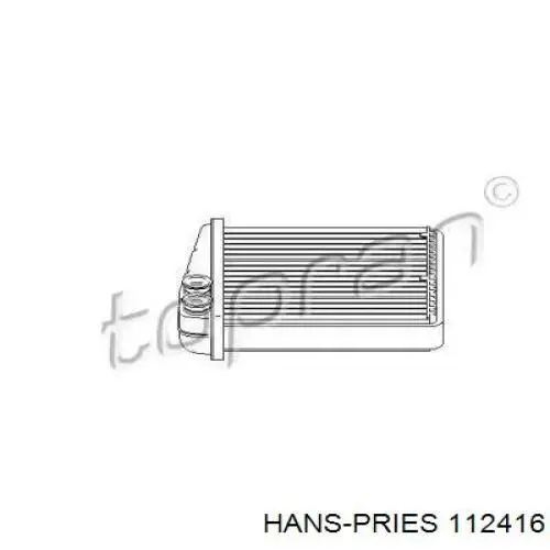 Купить 112416 Hans Pries (Topran) Радиатор печки