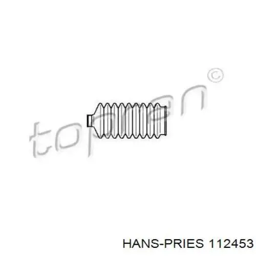 112453 Hans Pries (Topran) пыльник рулевого механизма (рейки левый)