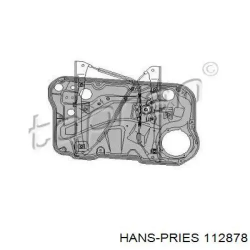 112878 Hans Pries (Topran) механизм стеклоподъемника двери передней левой