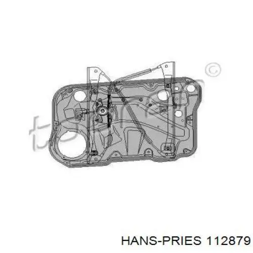 112879 Hans Pries (Topran) механизм стеклоподъемника двери передней правой
