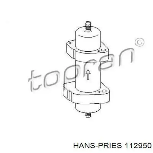 112950 Hans Pries (Topran) топливный фильтр