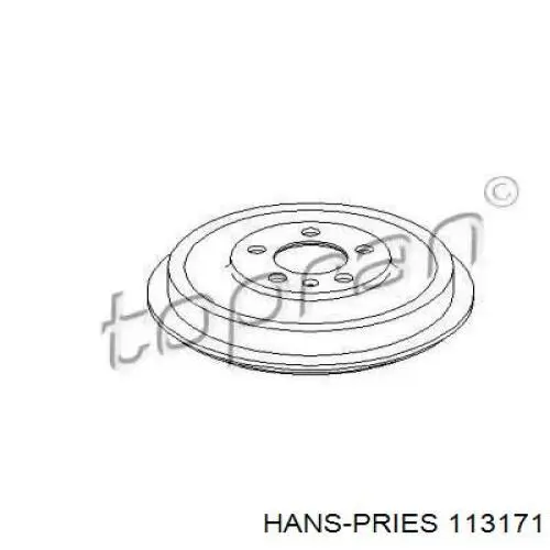 Тормозной барабан 113171 Hans Pries (Topran)