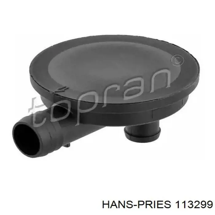 113299 Hans Pries (Topran) válvula pcv de ventilação dos gases de cárter