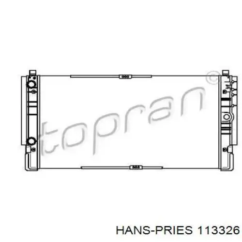 Радиатор 113326 Hans Pries (Topran)