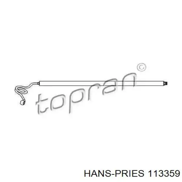 Шланг ГУР высокого давления 113359 Hans Pries (Topran)