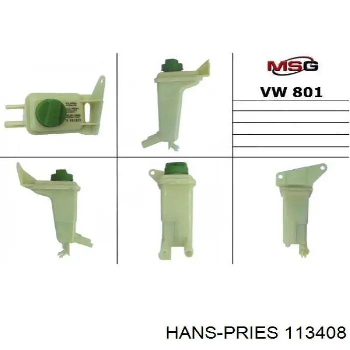 Насос ГУР 113408 Hans Pries (Topran)