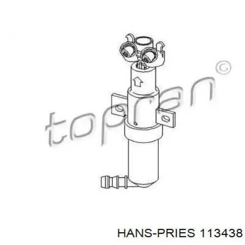 113438 Hans Pries (Topran) Держатель форсунки омывателя фары, подъемный цилиндр