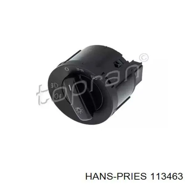 113463 Hans Pries (Topran) comutador das luzes no "painel de instrumentos"