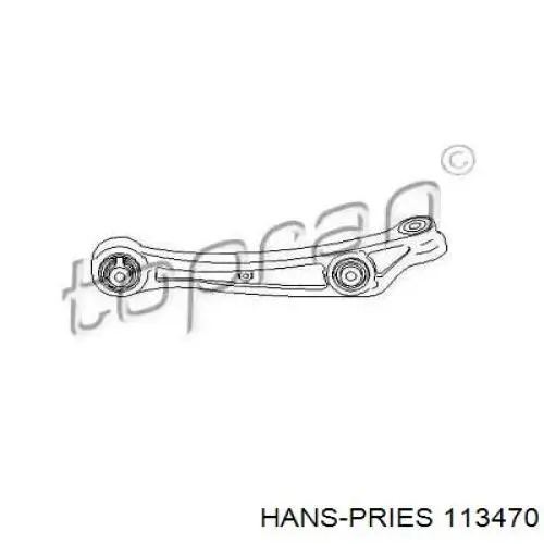 Рычаг передней подвески нижний правый 113470 Hans Pries (Topran)