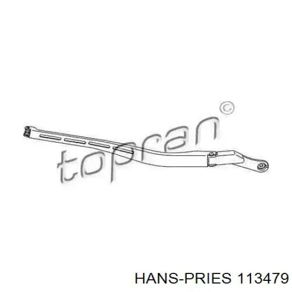 Рычаг-поводок стеклоочистителя лобового стекла 113479 Hans Pries (Topran)