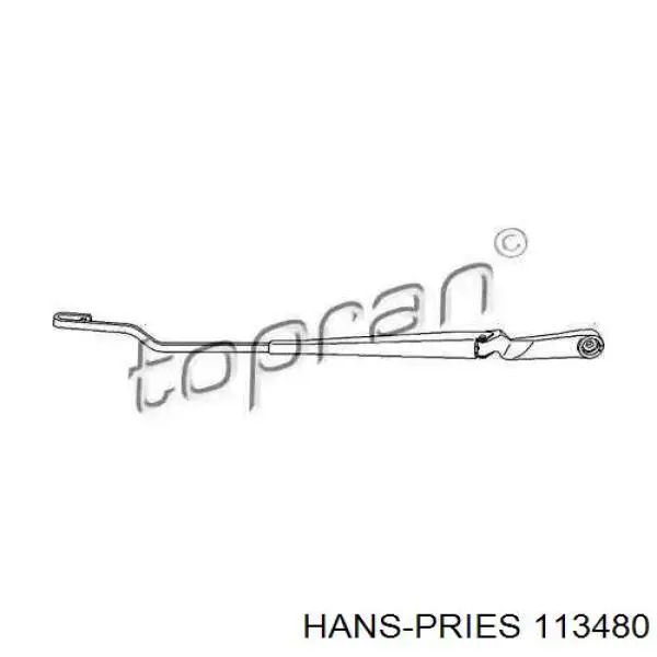 113480 Hans Pries (Topran) рычаг-поводок стеклоочистителя лобового стекла