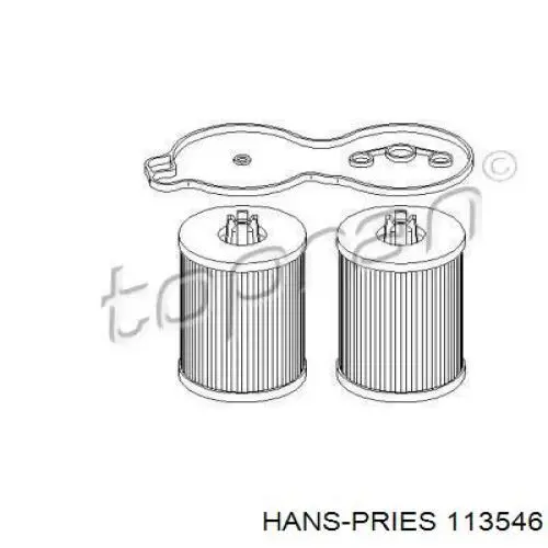 Топливный фильтр 113546 Hans Pries (Topran)