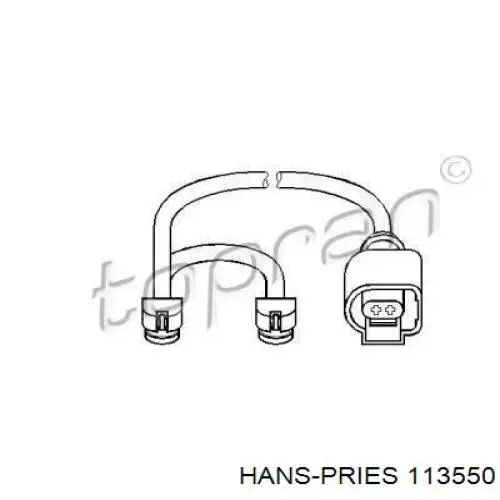 Датчик износа тормозных колодок задний 113550 Hans Pries (Topran)