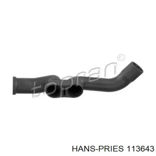 Патрубок вентиляции картера, маслоотделителя Hans Pries (Topran) 113643 цена, от 5.90 USD