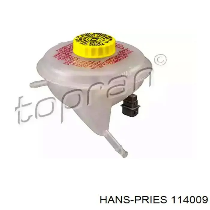 Бачок главного тормозного цилиндра (тормозной жидкости) Hans Pries (Topran) 114009