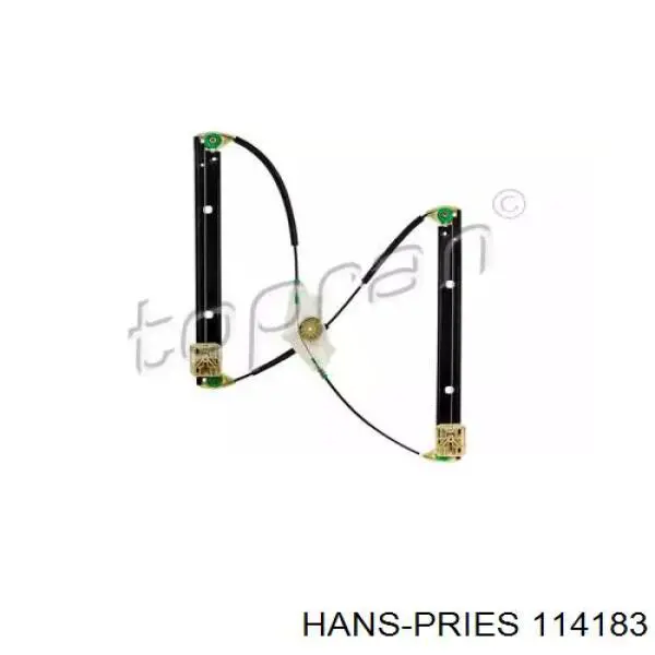 Механизм стеклоподъемника двери передней левой 114183 Hans Pries (Topran)