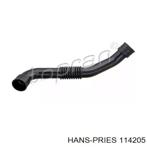 Патрубок вентиляции картера, маслоотделителя Hans Pries (Topran) 114205 цена, от 12.03 USD