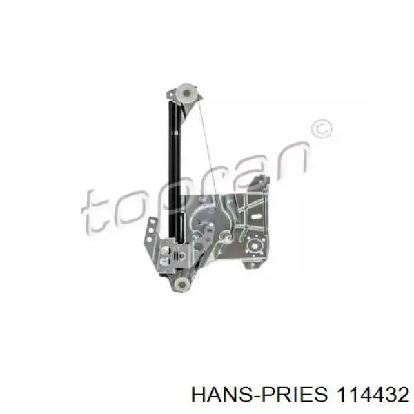 114432 Hans Pries (Topran) механизм стеклоподъемника двери задней правой