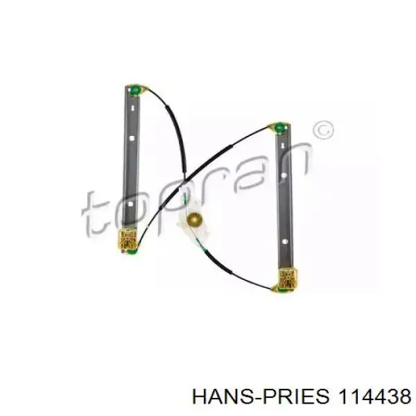 Механизм стеклоподъемника двери передней правой 114438 Hans Pries (Topran)