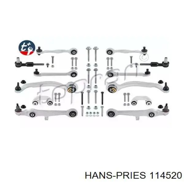 Комплект рычагов передней подвески 114520 Hans Pries (Topran)