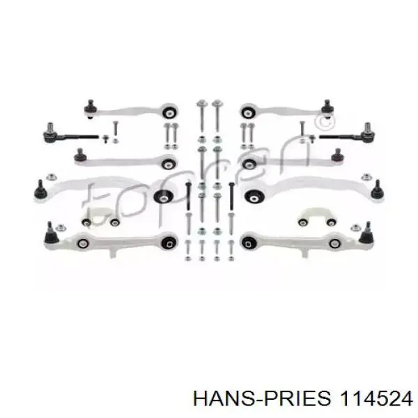 Комплект рычагов передней подвески 114524 Hans Pries (Topran)