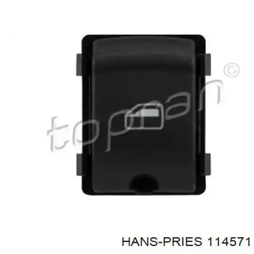 114571 Hans Pries (Topran) кнопка включения мотора стеклоподъемника передняя правая
