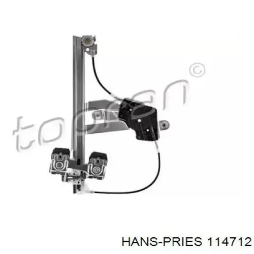 Механизм стеклоподъемника двери задней правой 114712 Hans Pries (Topran)
