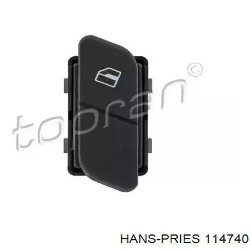 114740 Hans Pries (Topran) botão traseiro de ativação de motor de acionamento de vidro