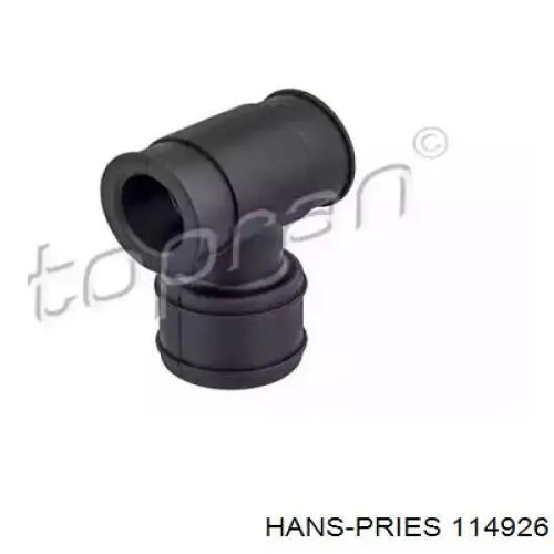 114926 Hans Pries (Topran) cano derivado de ventilação de cárter (de separador de óleo)
