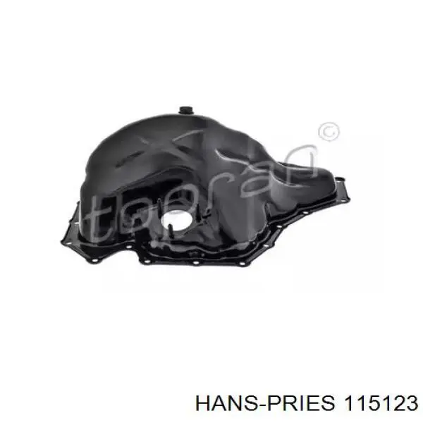 115123 Hans Pries (Topran) поддон масляный картера двигателя, нижняя часть