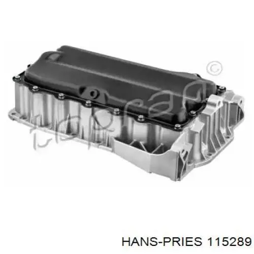 115289 Hans Pries (Topran) panela de óleo de cárter do motor