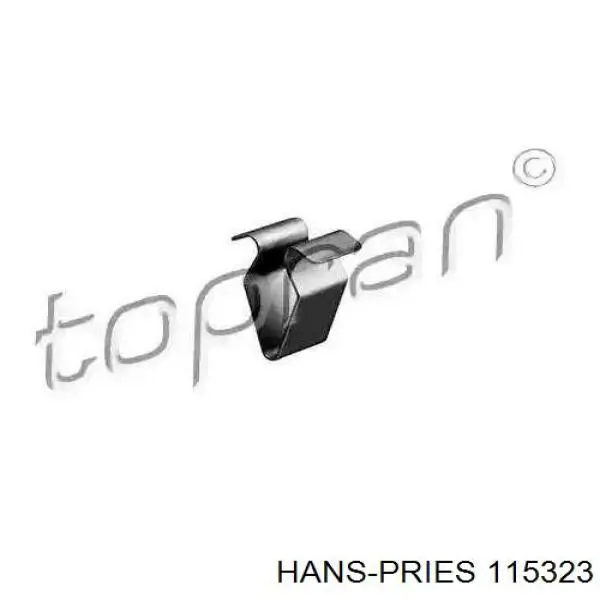 Пистон (клип) крепления обшивки крышки багажника Hans Pries (Topran) 115323
