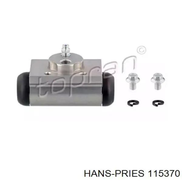 Рабочий тормозной цилиндр Hans Pries (Topran) 115370 цена, от 17.87 USD