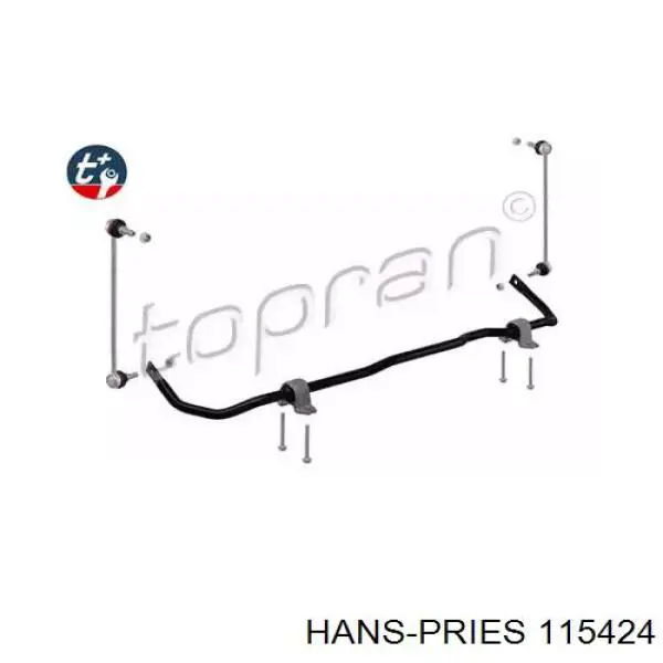 Стабилизатор передний 115424 Hans Pries (Topran)