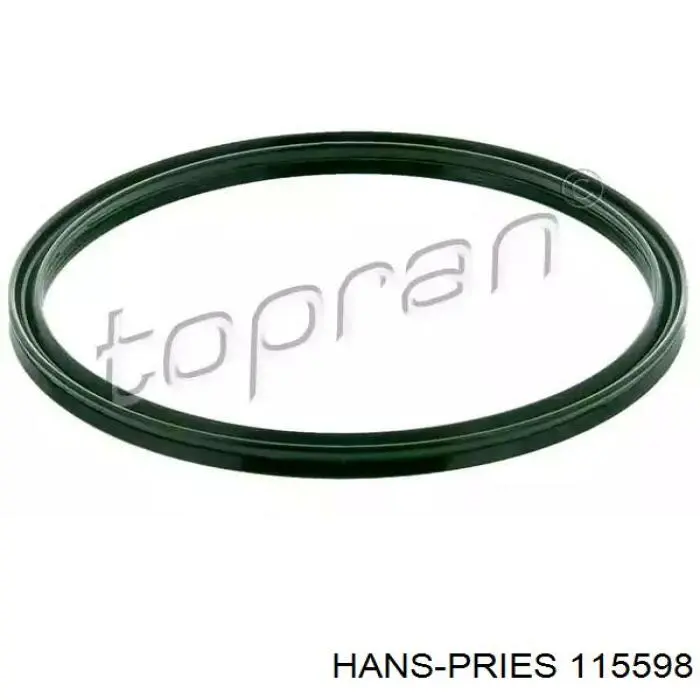 115598 Hans Pries (Topran) уплотнительное кольцо (прокладка патрубка интеркуллера)