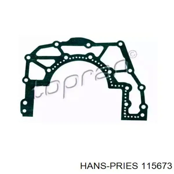 115673 Hans Pries (Topran) прокладка задней крышки блока цилиндров