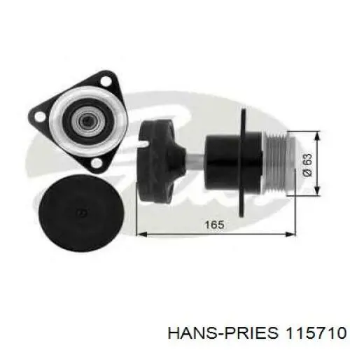 Сайлентблок передней подвески Hans Pries (Topran) 115710 цена, от 22.73 USD