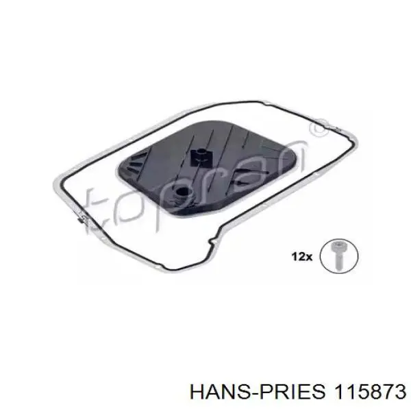 Фильтр коробки автомат Hans Pries (Topran) 115873 цена, от 51.48 USD
