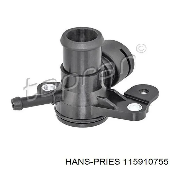 115 910 755 Hans Pries (Topran) flange do sistema de esfriamento (união em t)