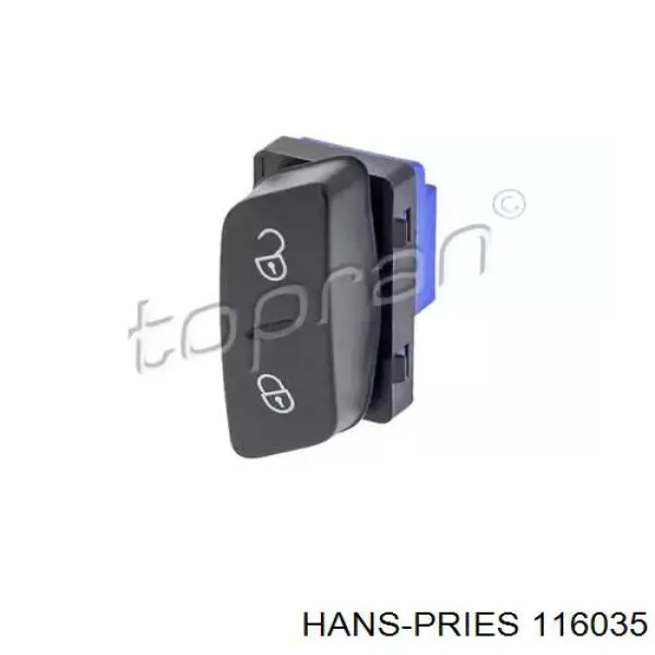 Кнопка блокировки дверей Hans Pries (Topran) 116035