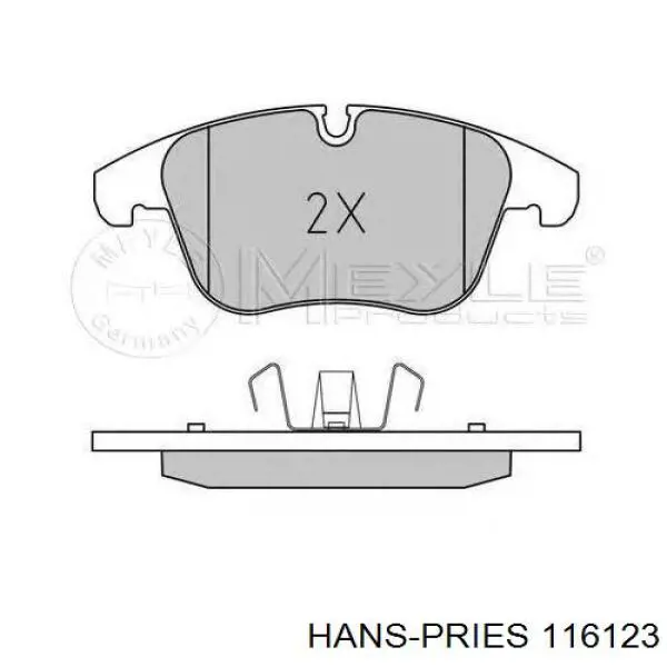 Купить 116123 Hans Pries (Topran) Фланец охлаждающей жидкости