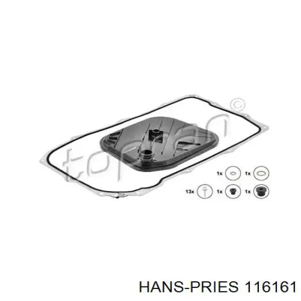 Фильтр АКПП 116161 Hans Pries (Topran)