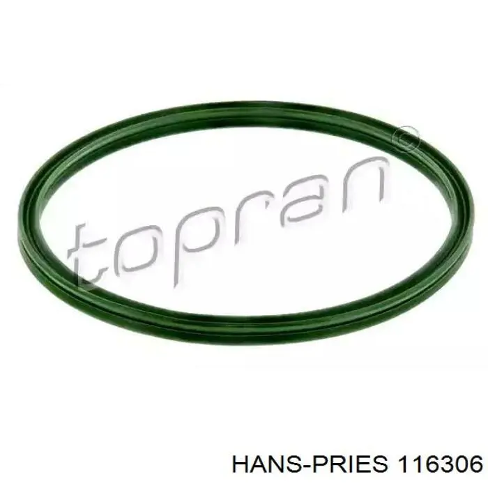 116306 Hans Pries (Topran) уплотнительное кольцо (прокладка патрубка интеркуллера)