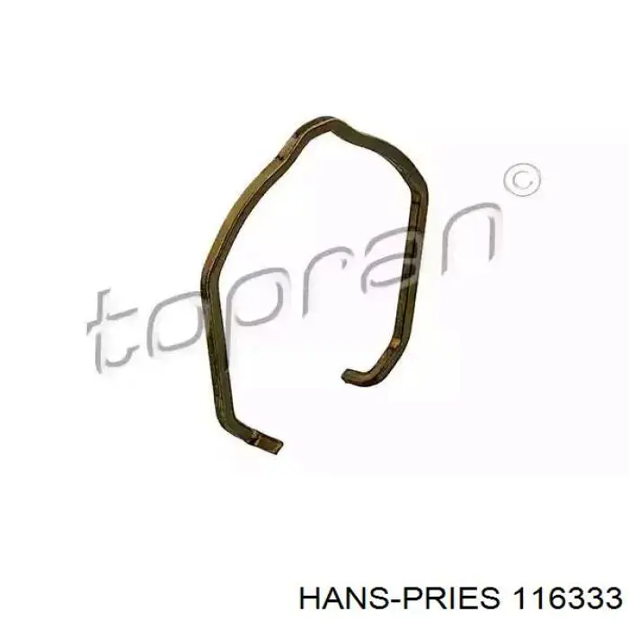 116333 Hans Pries (Topran) braçadeira de cano derivado de intercooler