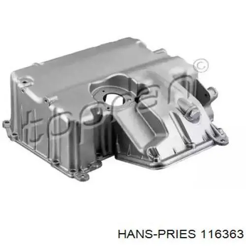Масляный поддон двигателя Hans Pries (Topran) 116363 цена, от 103.50 USD