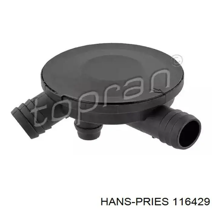 116429 Hans Pries (Topran) клапан pcv вентиляции картерных газов